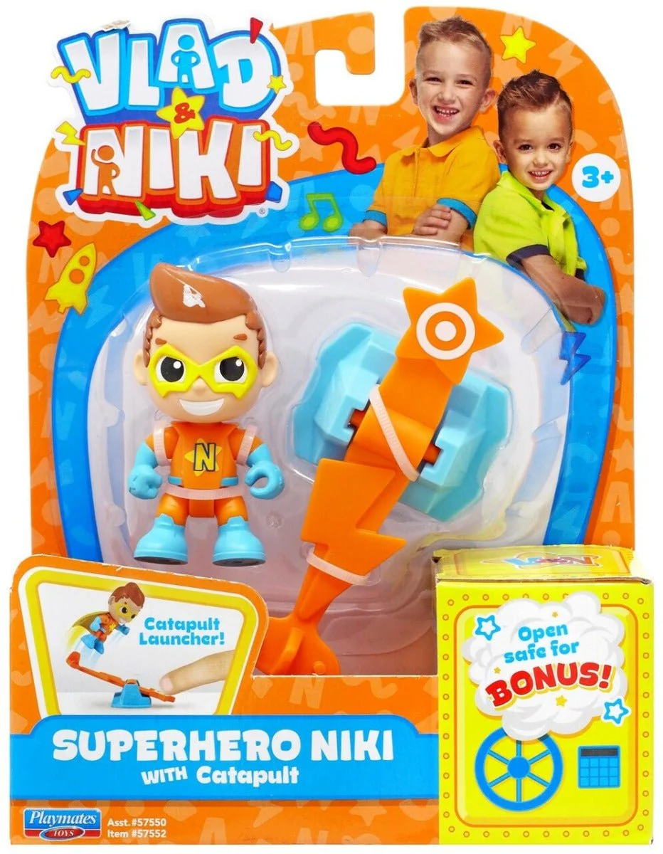 Vlad & Niki Superhero Niki with Catapult 57550/57552