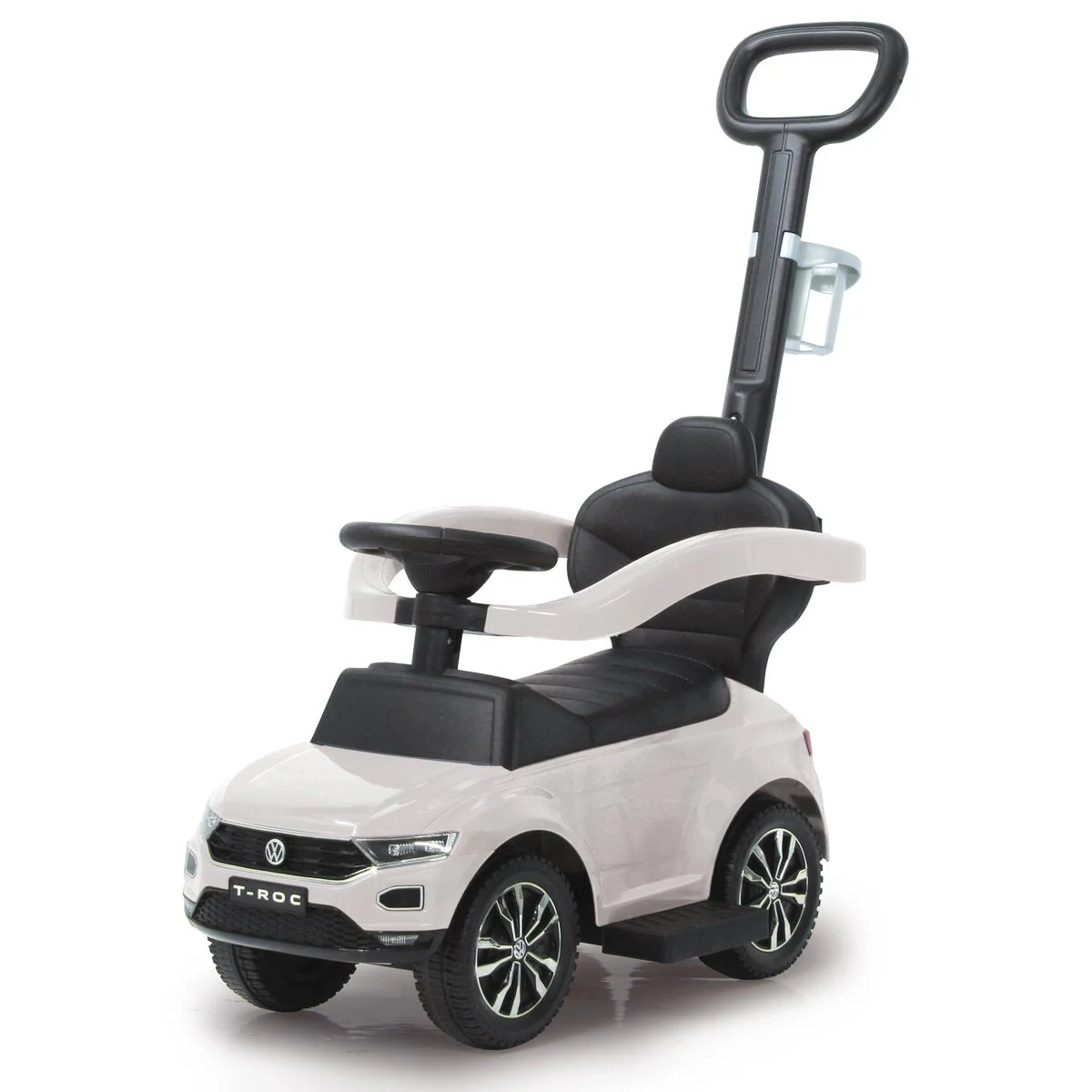 Volkswagen T-roc Ride-on Car with Handle White 651 B10022