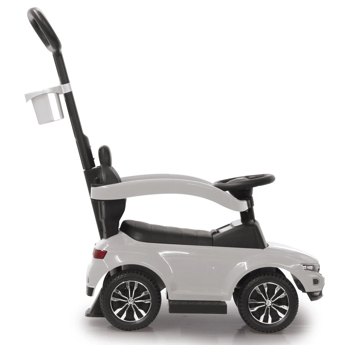 Volkswagen T-roc Ride-on Car with Handle White 651 B10022 - Image 3
