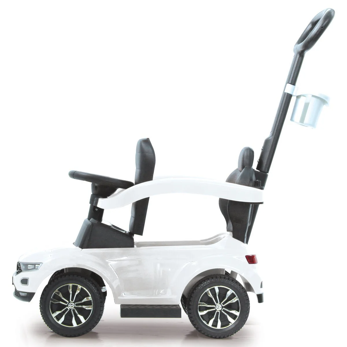Volkswagen T-roc Ride-on Car with Handle White 651 B10022 - Image 4