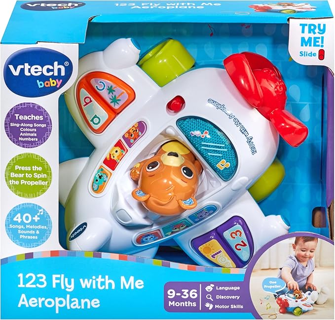 VTech 123 Fly With Me Aeroplane VT80-567903