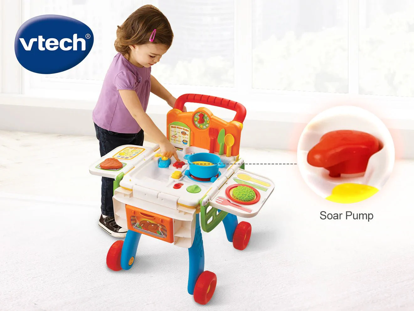 VTech 2-in-1 Shop and Cook Playset – VT80-141850 - Image 8