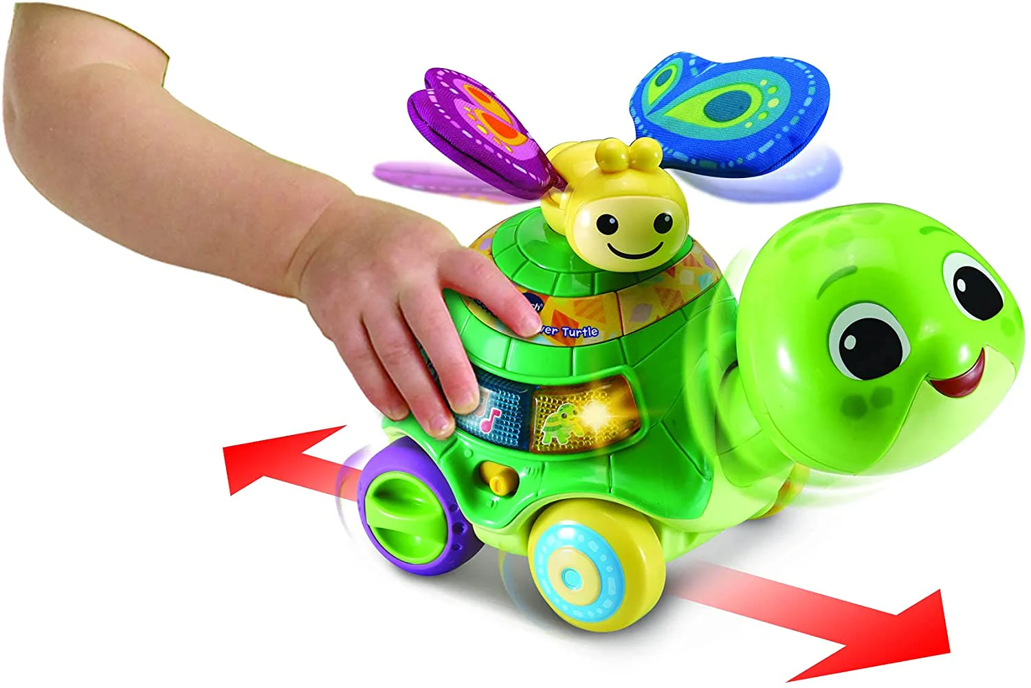 VTech Baby 2-in-1 Push & Discover Turtle 80-547603 - Image 4