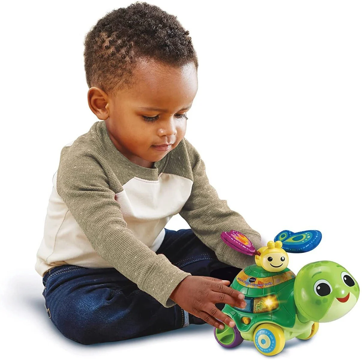 VTech Baby 2-in-1 Push & Discover Turtle 80-547603 - Image 5