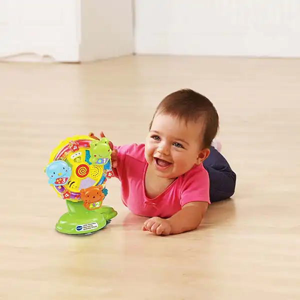 VTech Baby Little Friendlies Sing Along Spinning Wheel - Image 2