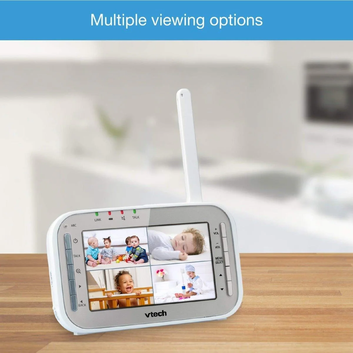 VTech Baby Monitor Audio Video In Owl Housing White VTBM4300 - Image 7