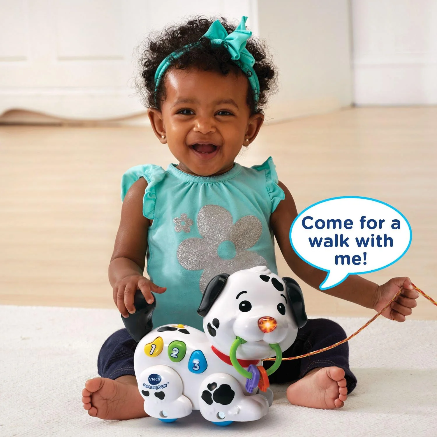 VTech Baby Pull Along Puppy Pal VT80-502803 - Image 4