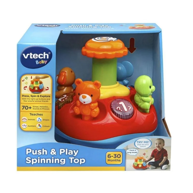 VTech Baby Push and Play Spinning Top 80-186303 - Image 2