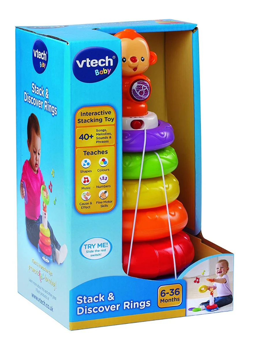 VTech Baby Stack & Discover Rings VT80-166303 - Image 3