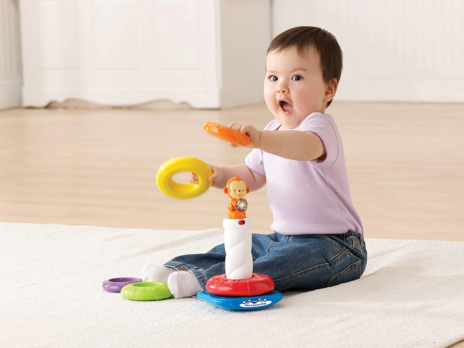 VTech Baby Stack & Discover Rings VT80-166303 - Image 4