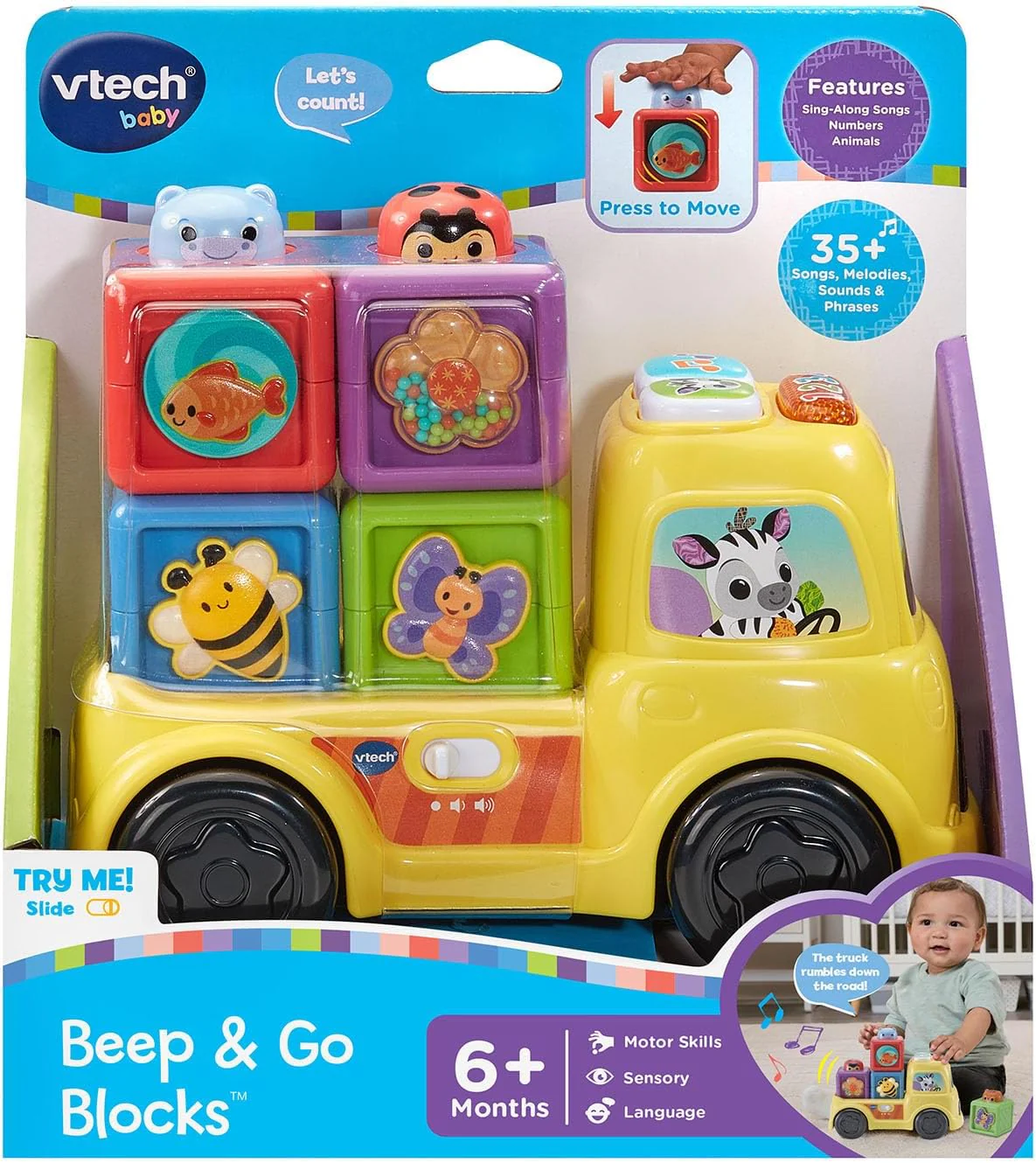 VTECH Beep And Go Blocks VT80-568403 - Image 2