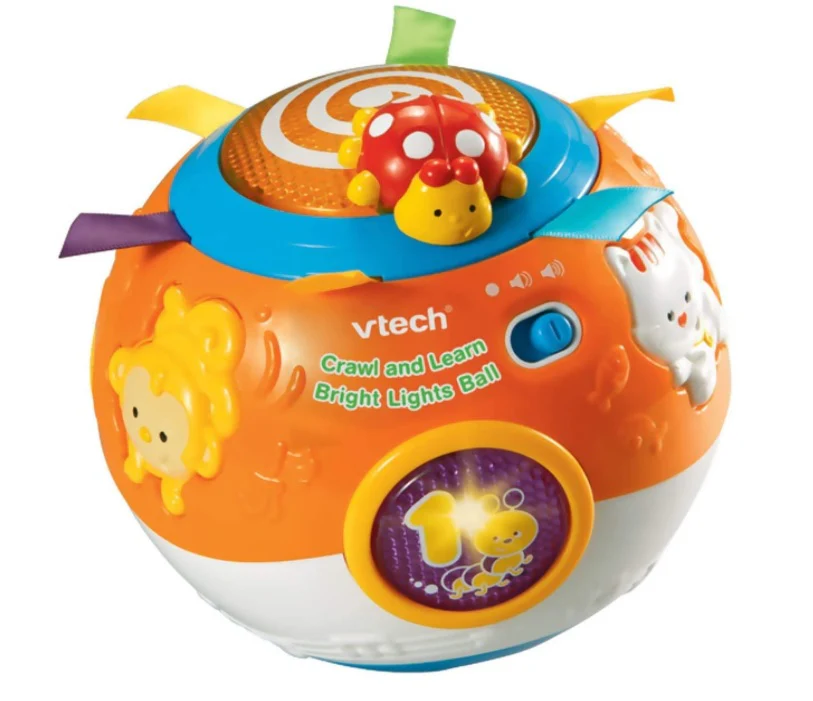VTech Crawl & Learn Bright Light Ball Bilingual 80-047329 - Image 4