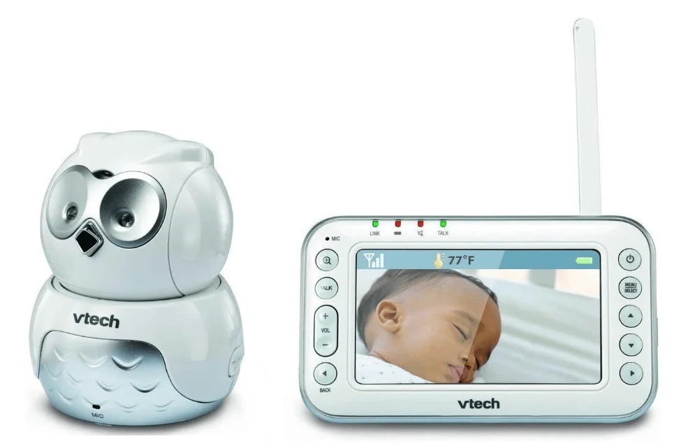 VTech Digital Video Baby Monitor 4 3 Owl Housing VTBM4600