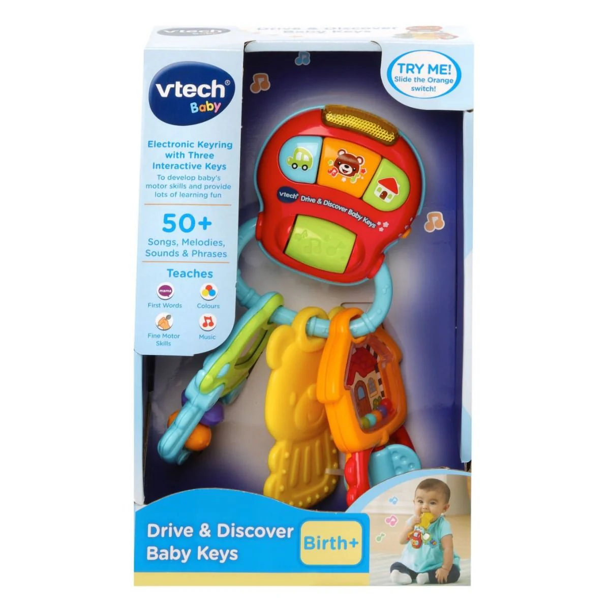 VTech Drive & Discover Baby Keys 80-505103 - Image 3