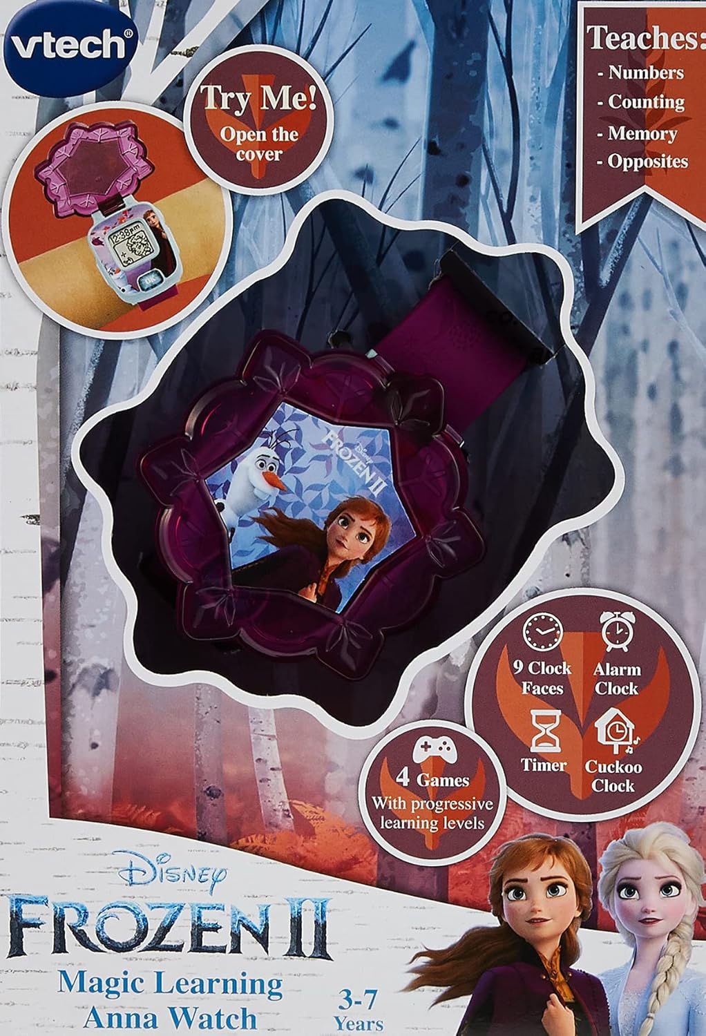 VTech Frozen 2 Magic Learning Anna Watch 80-518863 - Image 3