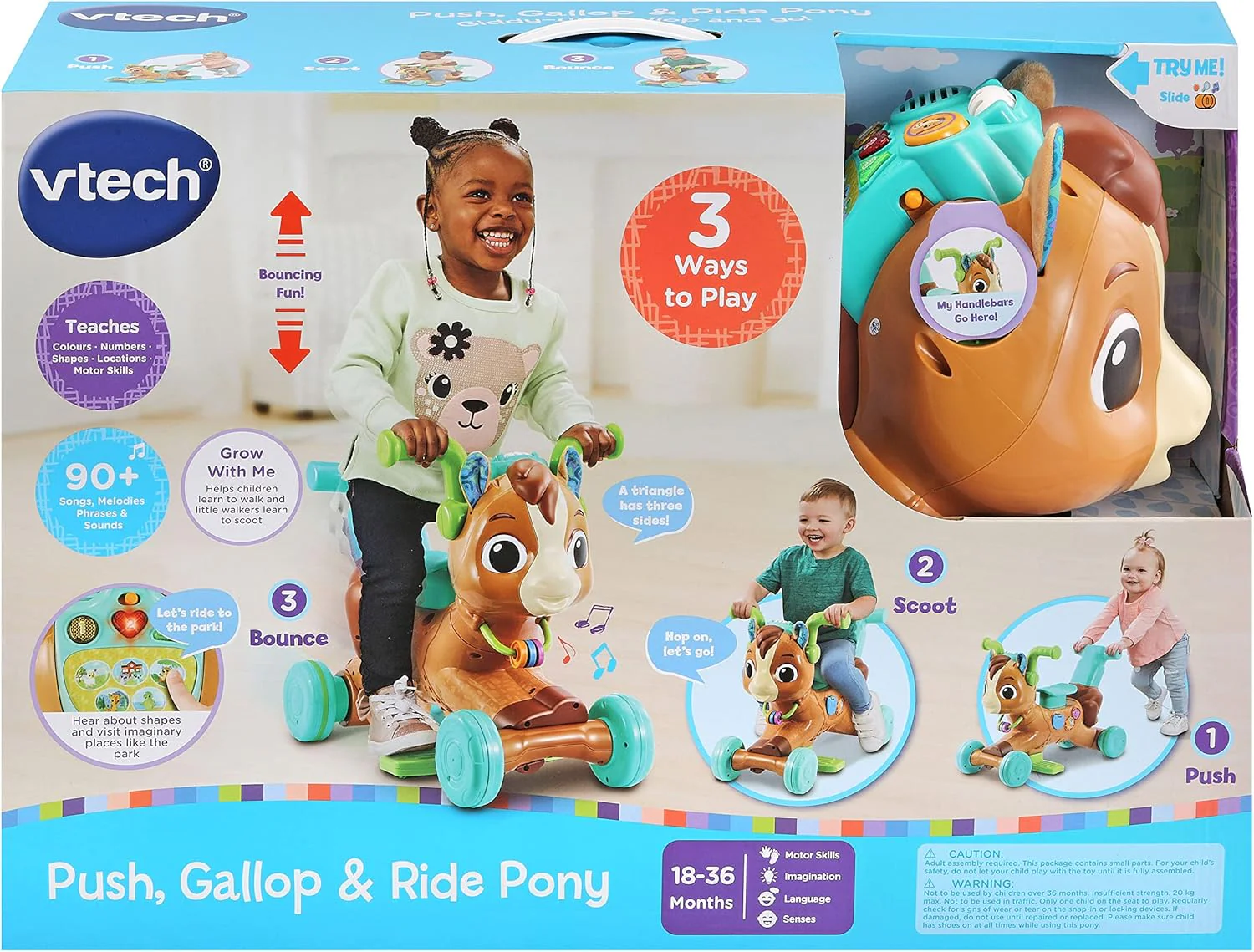 VTech Gallop & Rock Learning Pony 80-519136 - Image 3