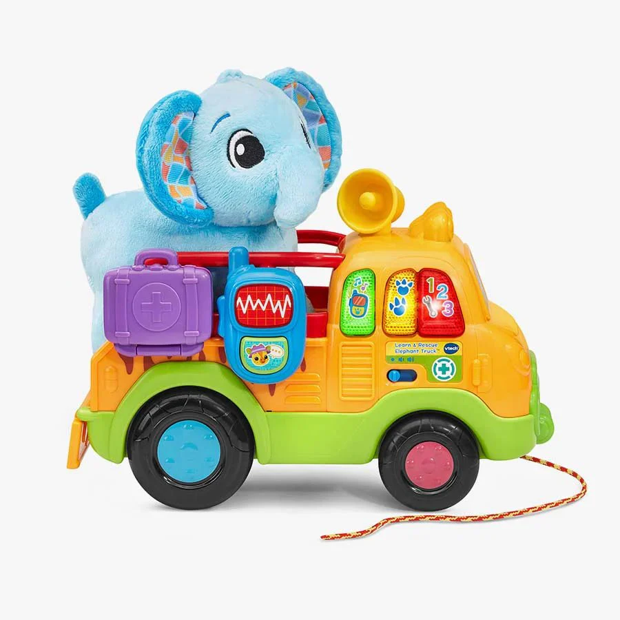 VTECH Learn And Rescue Elephant Truck VT80-570900 - Image 2