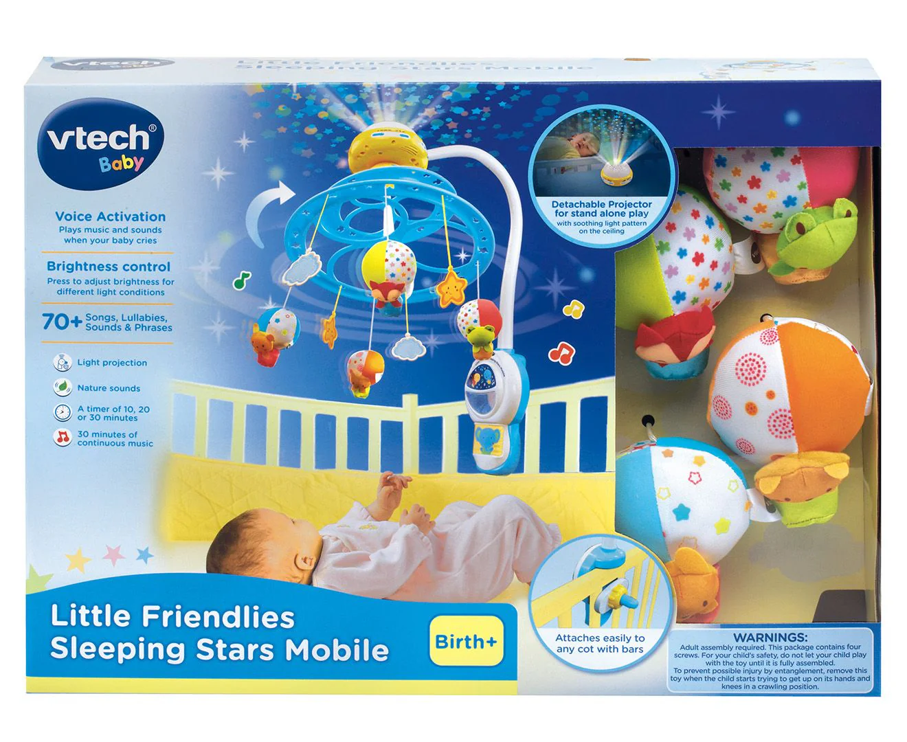 VTech Little Friendlies Sleeping Stars Mobile 80-181003 - Image 3