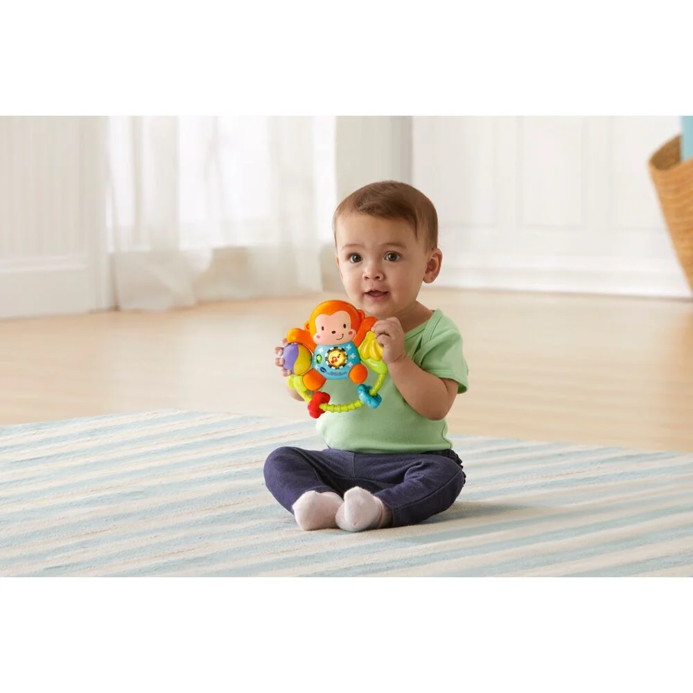 VTech Little Friendlies Swing & Shake Monkey Rattle 80-508300 - Image 3
