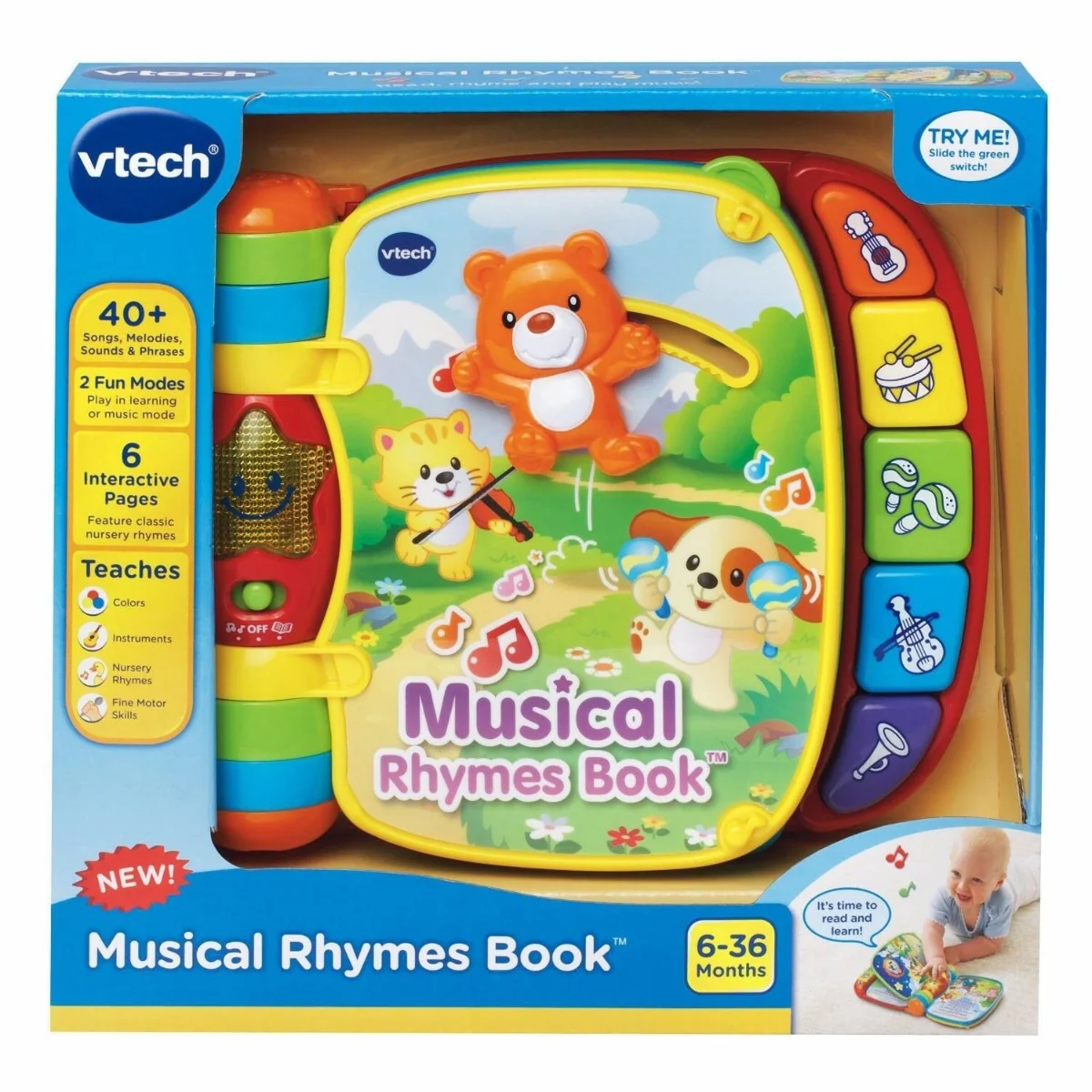 VTech Musical Rhymes Book 80-166703 - Image 3
