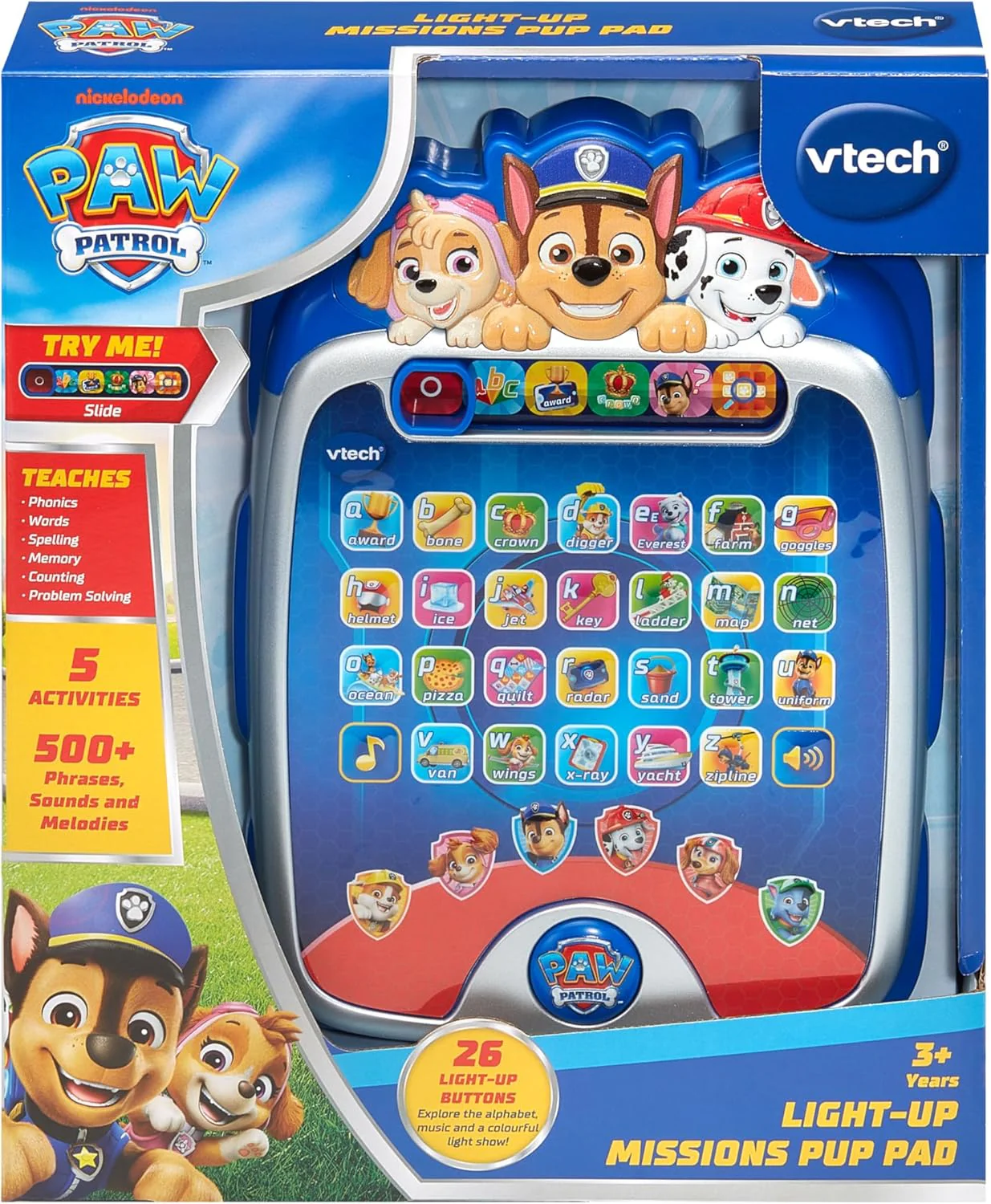 VTECH Paw Patrol Light Up Learning Pad VT80-582403 - Image 2