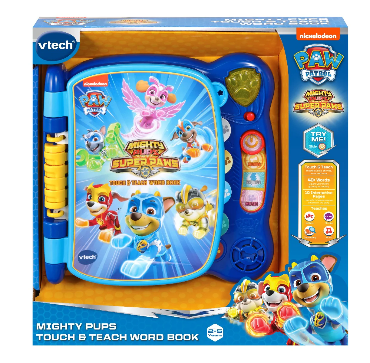 VTech Paw Patrol Mighty Pups Touch & Teach Word Book 80-530700