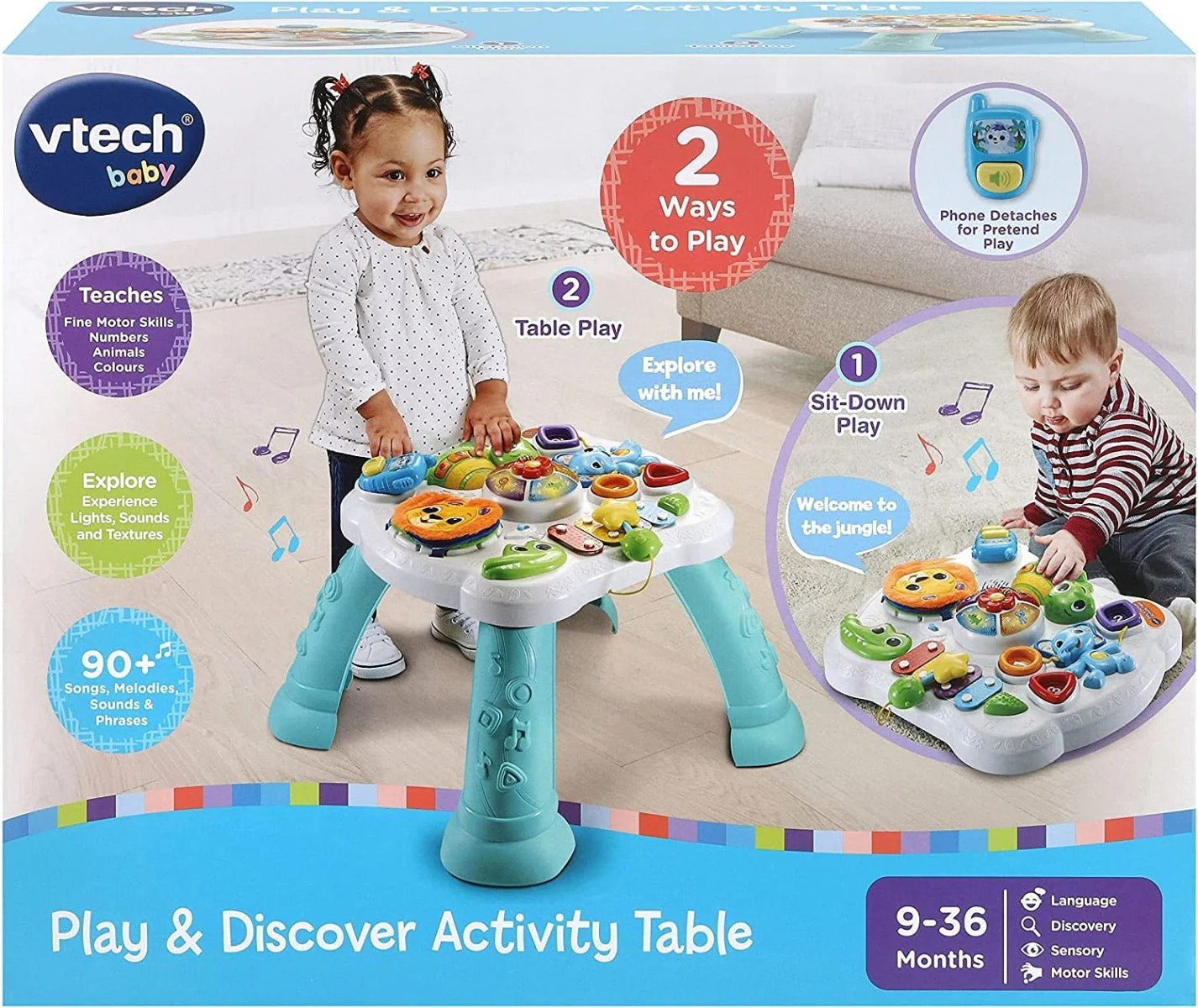 VTech Play & Discover Activity Table 80-540803 - Image 3