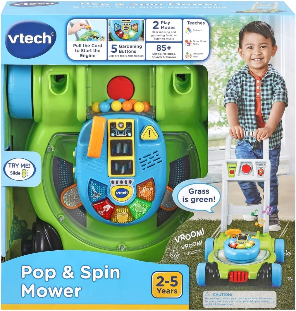 VTech Pop & Spin Mower 80-552603