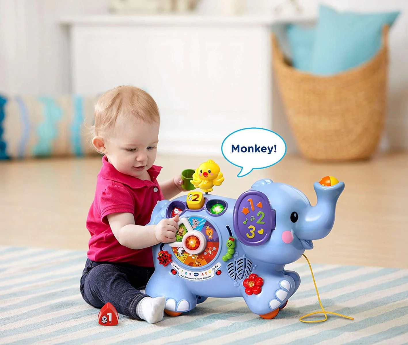 VTech Pull & Play Elephant VT80-505803 - Image 3