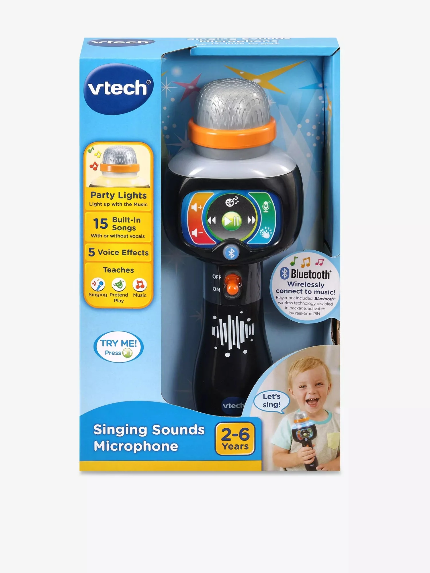 VTech Singing Sounds Microphone VT80-551003 - Image 2