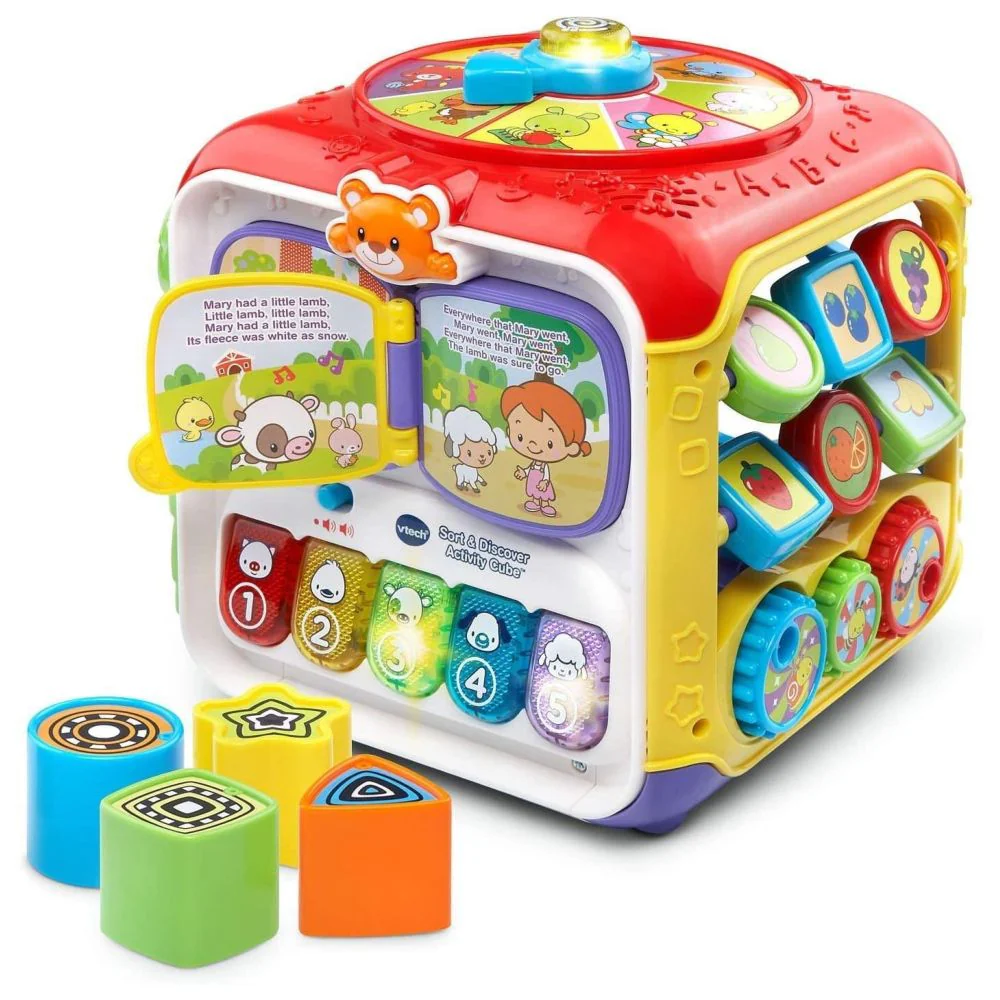 Vtech Sort & Discover Activity Cube 80-183403 - Image 2