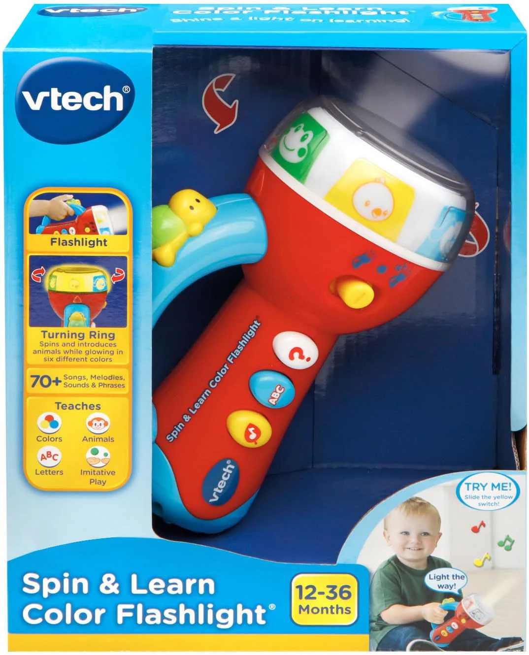 VTECH Spin And Learn Colours Torch VT80-185903