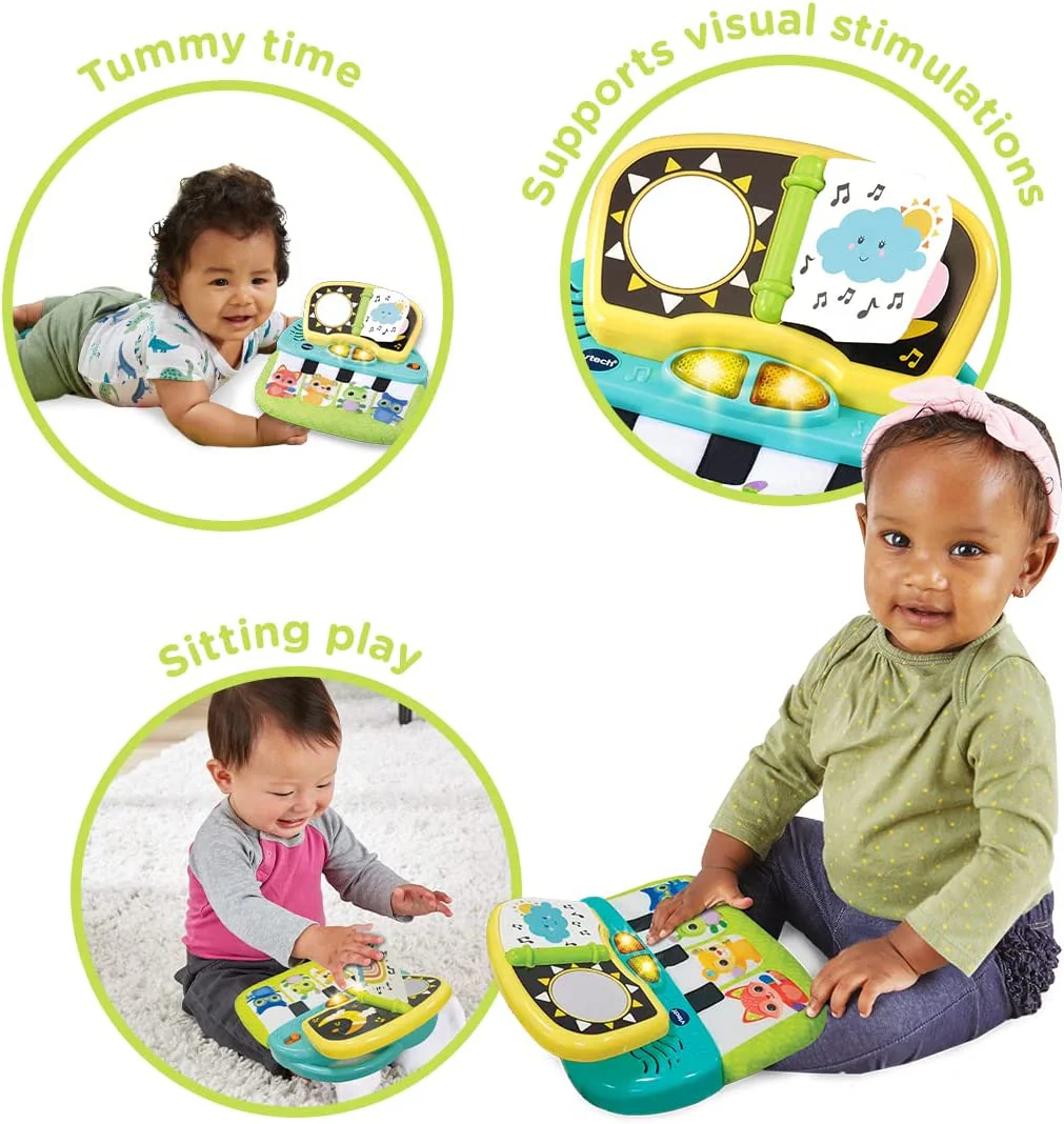 VTech Sunshine Days Tummy Time Piano 80-550403 - Image 2