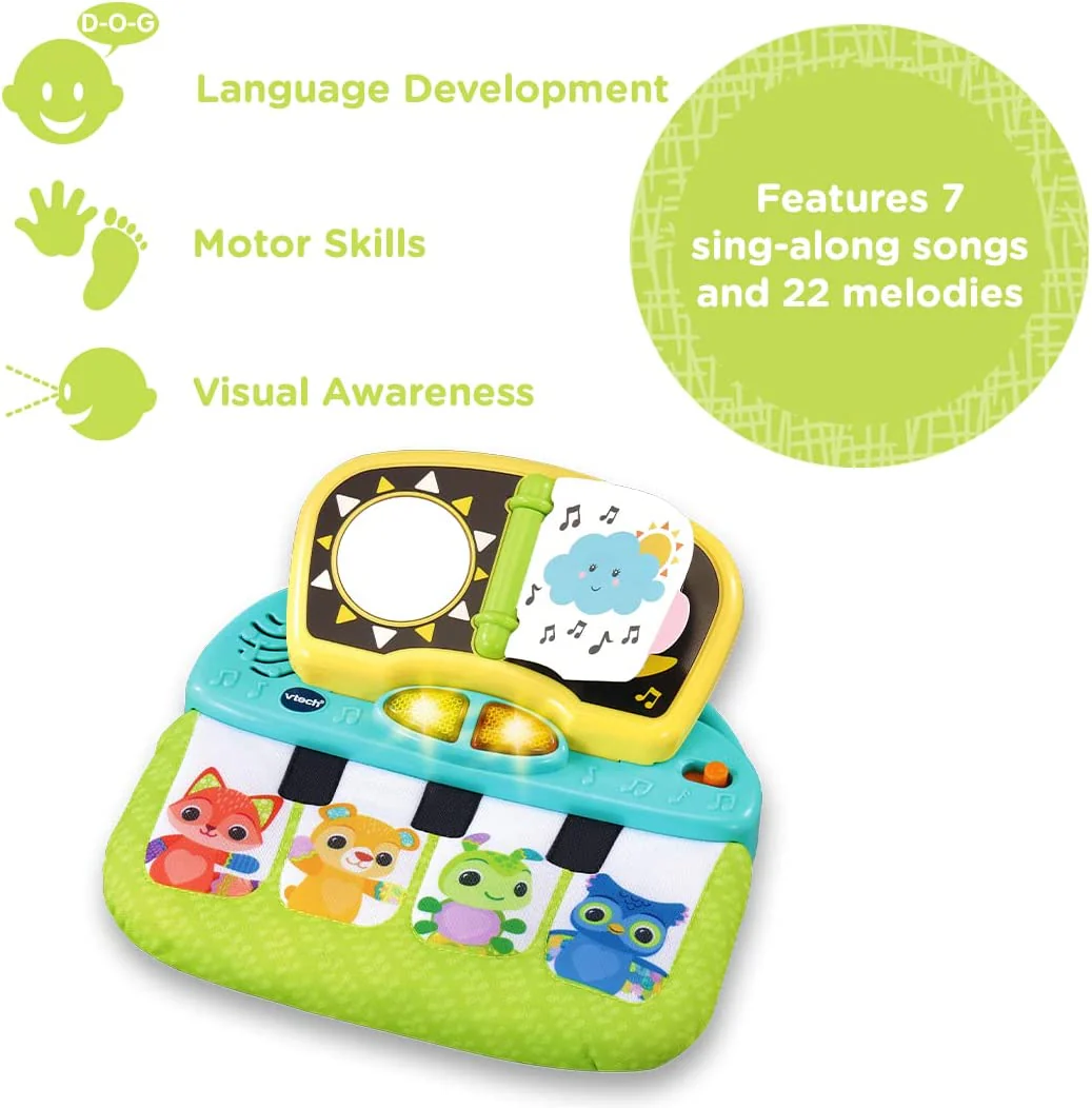 VTech Sunshine Days Tummy Time Piano 80-550403 - Image 3