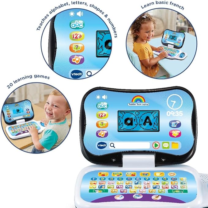VTech Toddler Tech Laptop Blue 80-524803 - Image 2