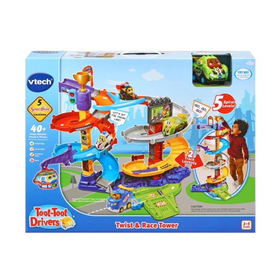 VTech Toot-Toot Drivers Twist & Race Tower 80-535003 - Image 6