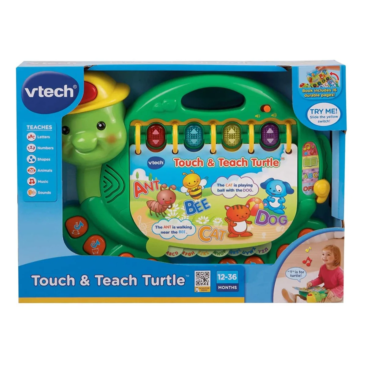 VTech Touch and Teach Turtle 80-079800