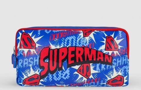 Warner Bros. Superman Man of Tomorrow Pencil Case 2 Compartment TBT23INDP12