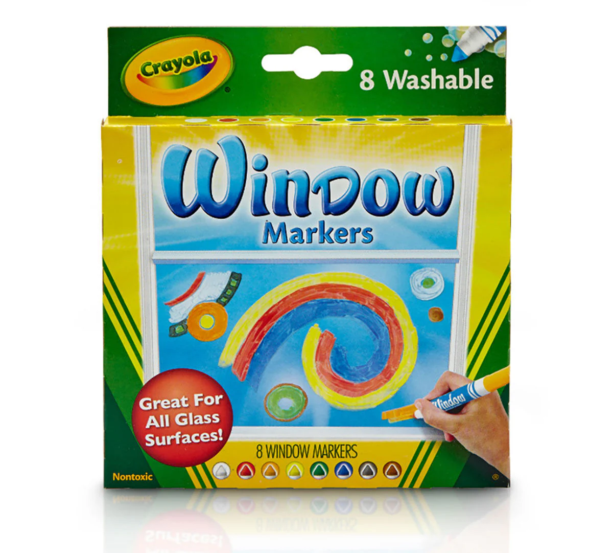 Washable Window Markers 8 Count