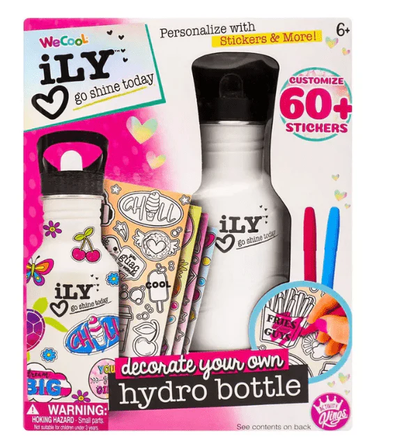 We Cool ILY Color Your Own Hydro Bottle 111245