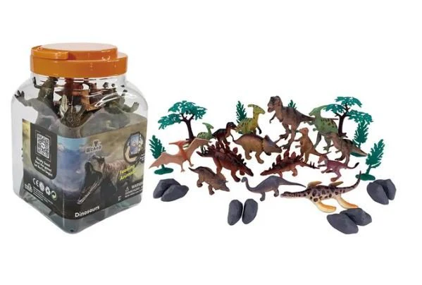 Wenno Dinosaurs Bucket 30pcs 6604 - Image 2