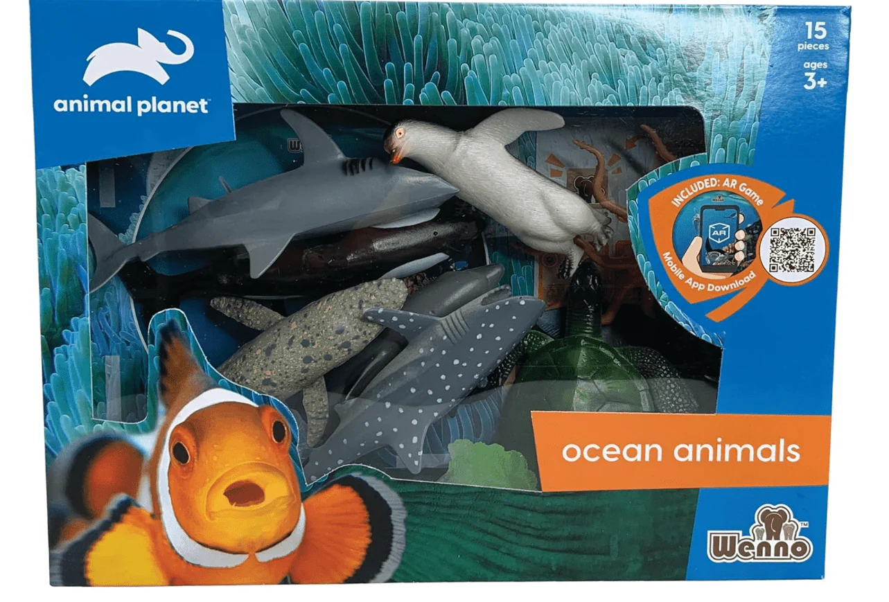 Wenno Ocean Animals Bucket 13pcs 6402