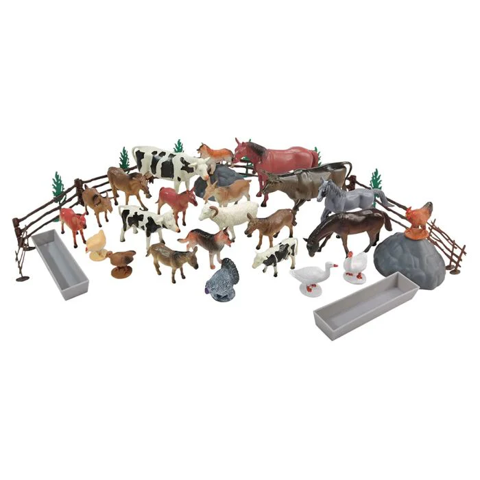 Wenno Farm Animals Square Bucket 45pcs 6804 - Image 3