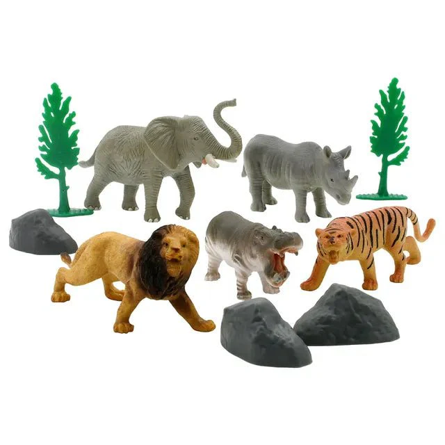 Wenno Wild Animals Playset 10pcs