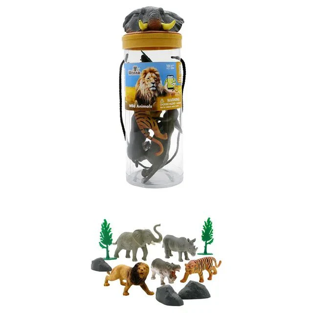 Wenno Wild Animals Playset 10pcs - Image 3