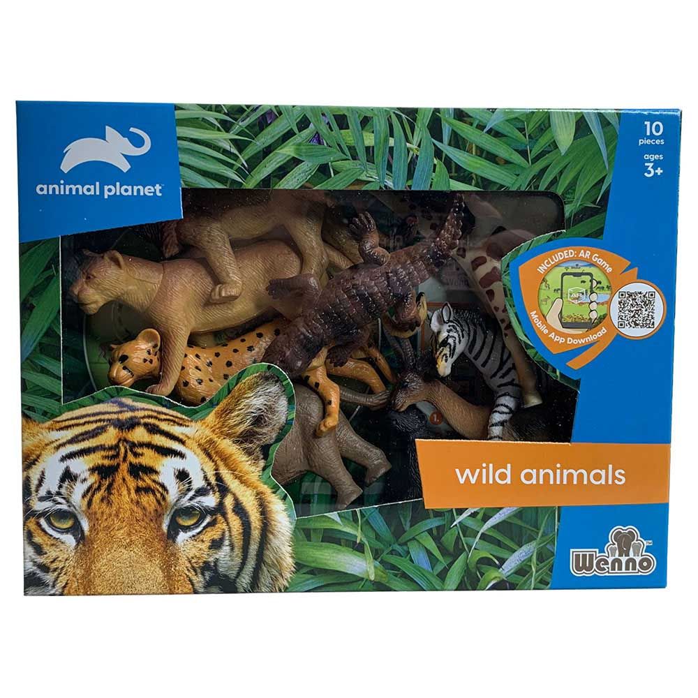 Wenno Wild Animals Playset 10pcs - Image 3