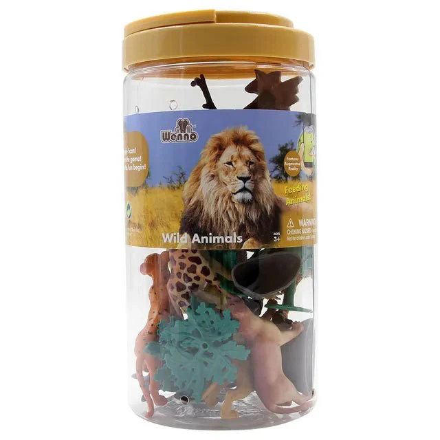 Wenno Wild Animals Playset 20pcs - Image 2