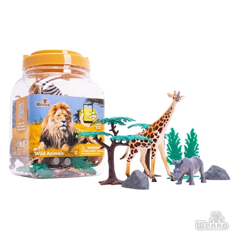 Wenno Wild Animals Playset 30pcs - Image 3