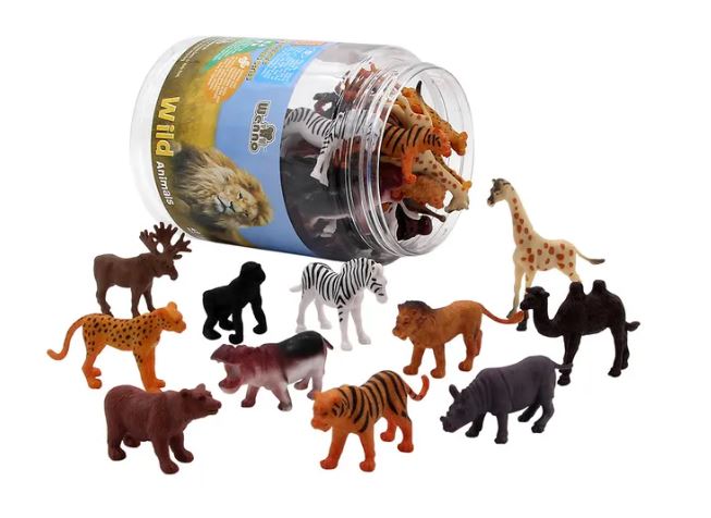 Wenno Wild Animals Playset 48pcs - Image 2