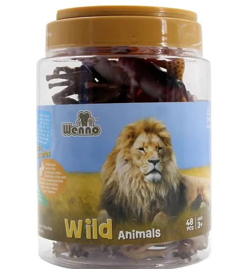 Wenno Wild Animals Playset 48pcs - Image 3